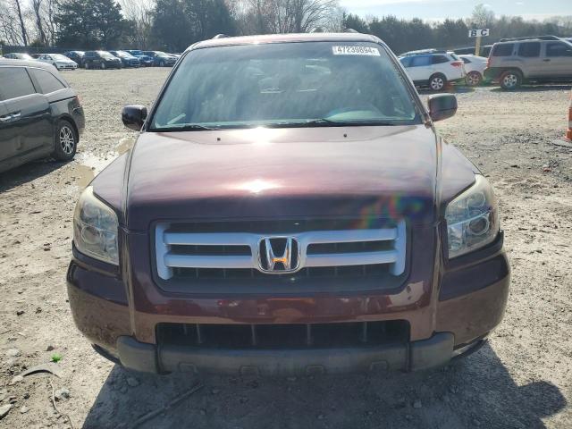 5FNYF18538B022417 - 2008 HONDA PILOT EXL PURPLE photo 5