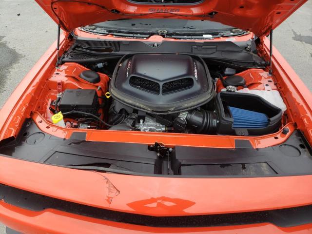 2C3CDZFJXMH560863 - 2021 DODGE CHALLENGER R/T SCAT PACK ORANGE photo 11