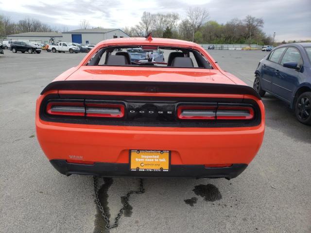 2C3CDZFJXMH560863 - 2021 DODGE CHALLENGER R/T SCAT PACK ORANGE photo 6