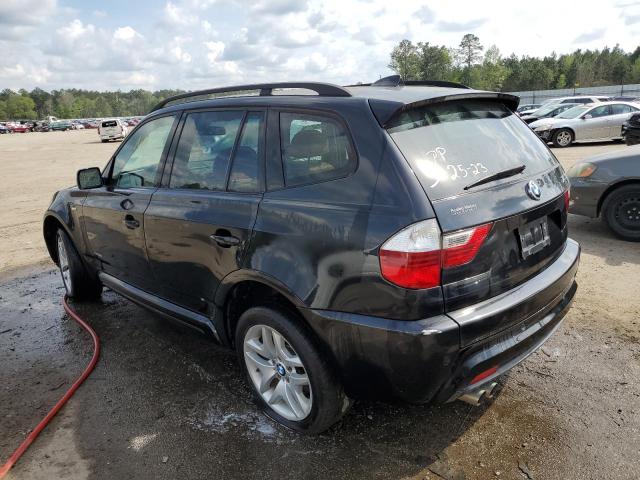 WBXPC93449WJ28425 - 2009 BMW X3 XDRIVE30I BLACK photo 2