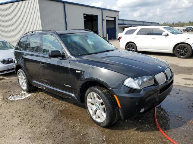 WBXPC93449WJ28425 - 2009 BMW X3 XDRIVE30I BLACK photo 4