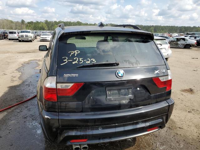 WBXPC93449WJ28425 - 2009 BMW X3 XDRIVE30I BLACK photo 6