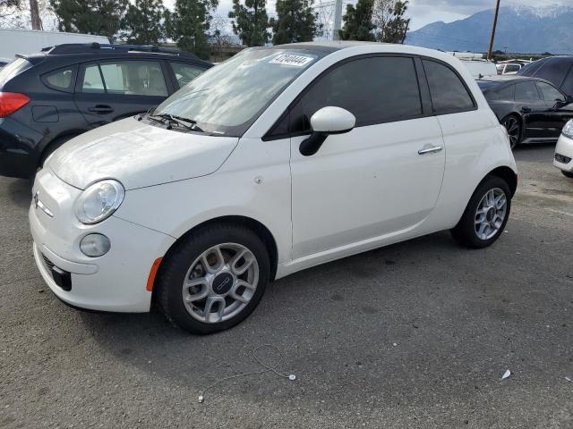 3C3CFFAR3FT501136 - 2015 FIAT 500 POP WHITE photo 1