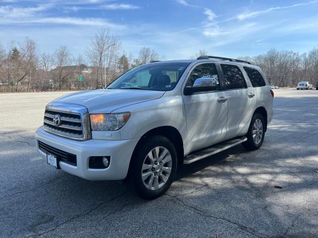 5TDDY5G19FS113442 - 2015 TOYOTA SEQUOIA PLATINUM WHITE photo 2