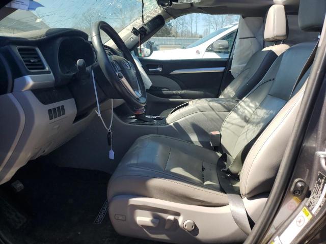 5TDJKRFH2ES068692 - 2014 TOYOTA HIGHLANDER XLE 灰色 照片 7