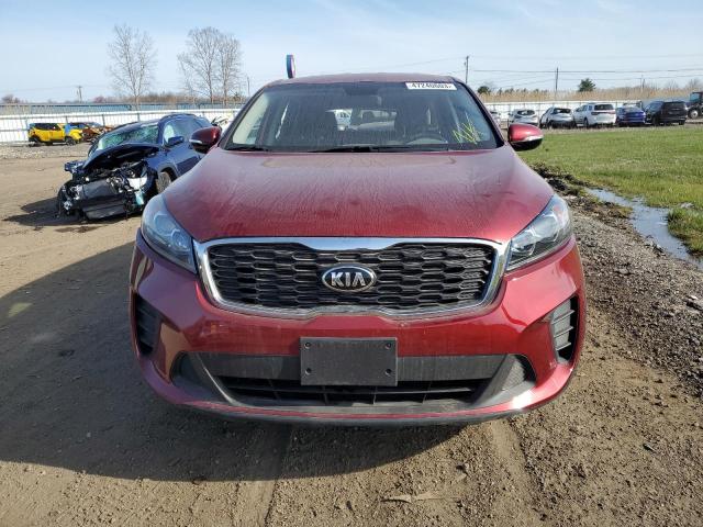 5XYPG4A30KG469788 - 2019 KIA SORENTO L RED photo 5