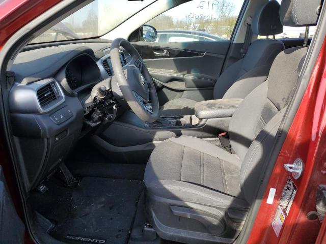 5XYPG4A30KG469788 - 2019 KIA SORENTO L RED photo 7