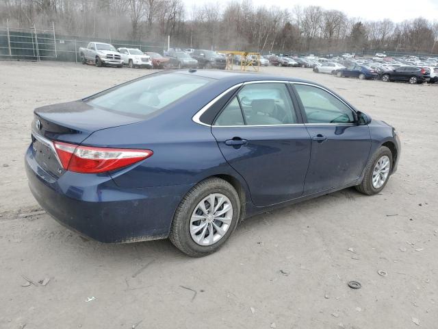 4T4BF1FK2GR521411 - 2016 TOYOTA CAMRY LE BLUE photo 3