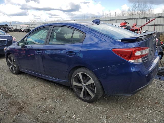 4S3GKAM65J3613213 - 2018 SUBARU IMPREZA SPORT BLUE photo 2