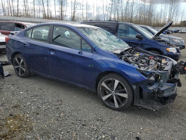 4S3GKAM65J3613213 - 2018 SUBARU IMPREZA SPORT BLUE photo 4