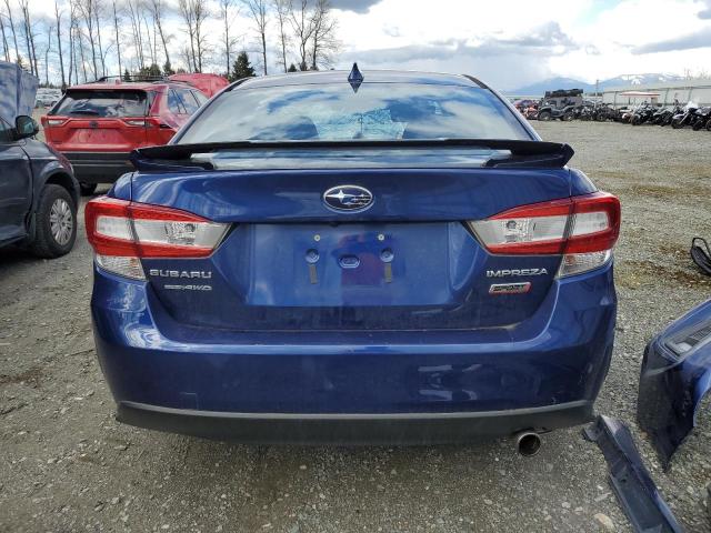 4S3GKAM65J3613213 - 2018 SUBARU IMPREZA SPORT BLUE photo 6