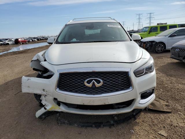 5N1DL0MM8HC517476 - 2017 INFINITI QX60 WHITE photo 5