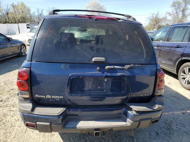 1GNDS13S822368696 - 2002 CHEVROLET TRAILBLAZE BLUE photo 6