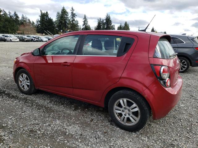 1G1JD6SH4C4112756 - 2012 CHEVROLET SONIC LT RED photo 2