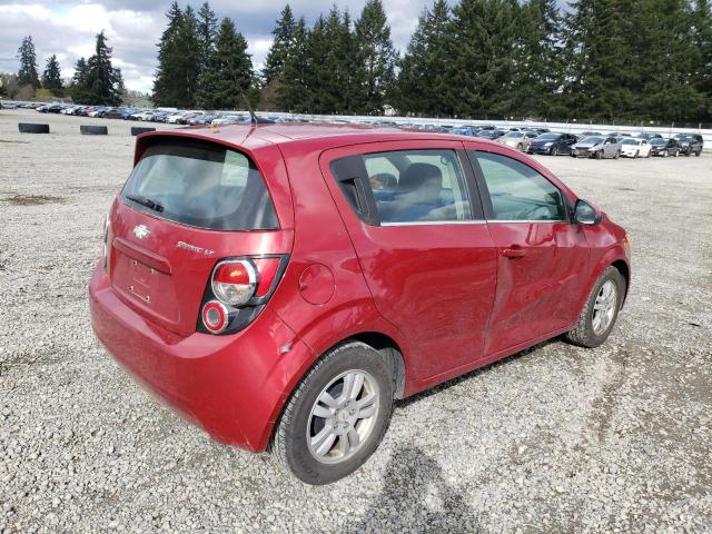 1G1JD6SH4C4112756 - 2012 CHEVROLET SONIC LT RED photo 3