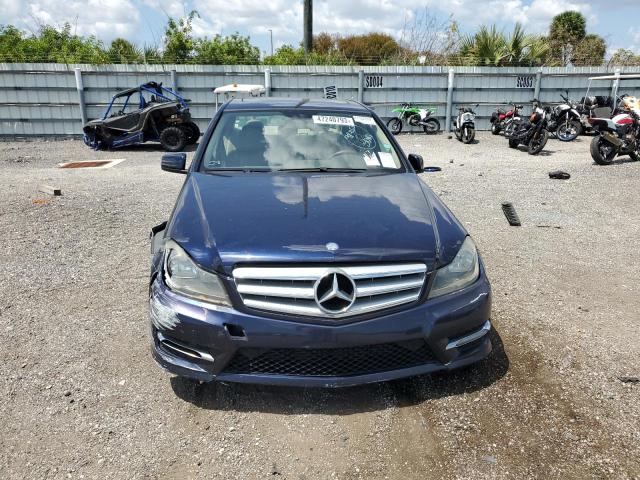 WDDGF4HB7DR263877 - 2013 MERCEDES-BENZ C 250 BLUE photo 5