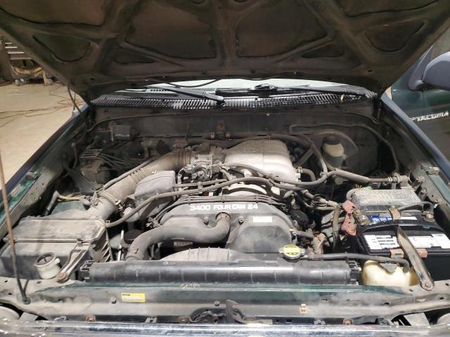5TESN92N03Z169687 - 2003 TOYOTA TACOMA XTRACAB PRERUNNER მწვანე ფოტო 11