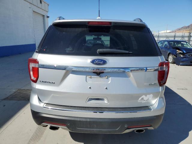 1FM5K8F89JGA26435 - 2018 FORD EXPLORER LIMITED SILVER photo 6