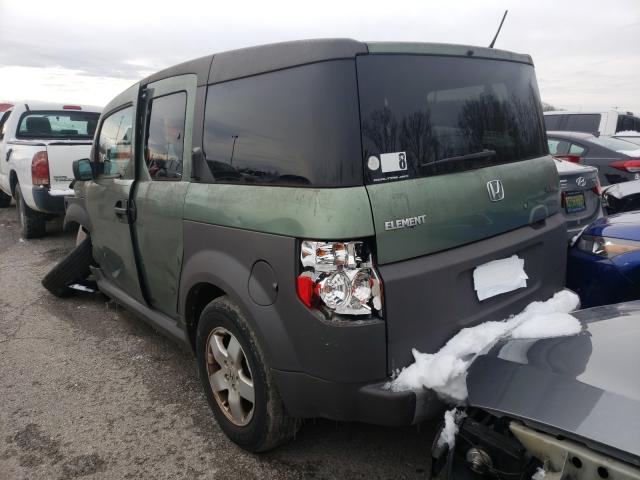 5J6YH28625L004194 - 2005 HONDA ELEMENT EX GREEN photo 3