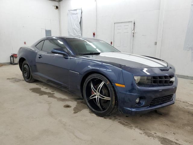 2G1FB1E3XC9188199 - 2012 CHEVROLET CAMARO LT BLUE photo 4