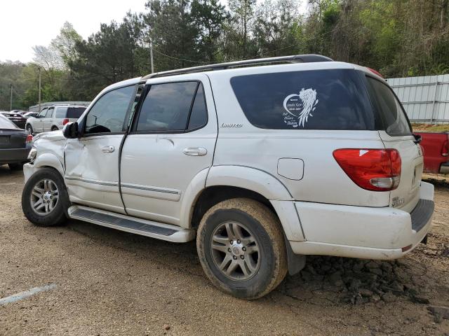 5TDZT38A67S288806 - 2007 TOYOTA SEQUOIA LIMITED WHITE photo 2