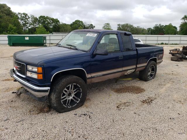 2GTEK19R4W1543484 - 1998 GMC SIERRA K1500 BLUE photo 1