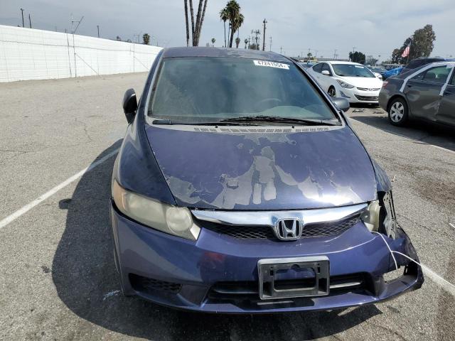 2HGFA16309H513242 - 2009 HONDA CIVIC VP BLUE photo 5