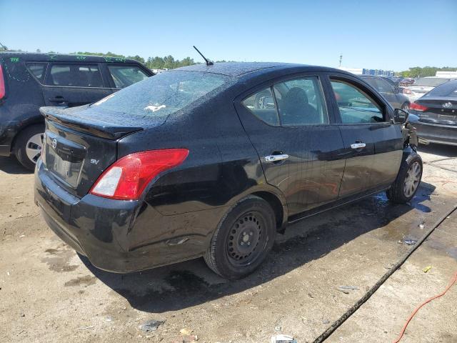 3N1CN7AP1HL813674 - 2017 NISSAN VERSA S BLACK photo 3