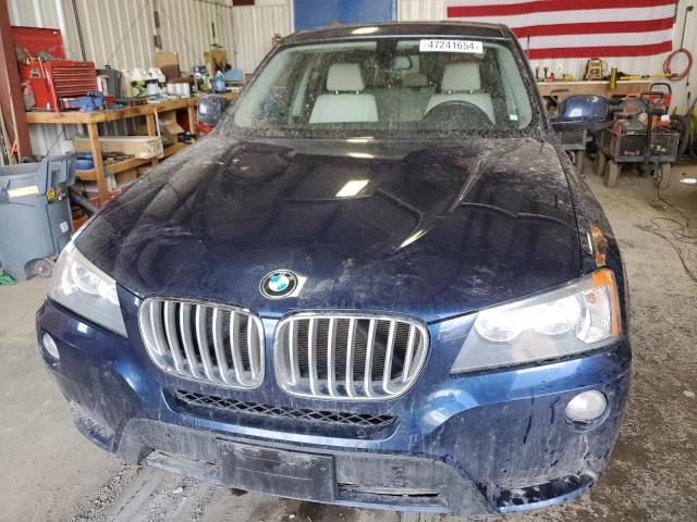 5UXWX9C50D0A31032 - 2013 BMW X3 XDRIVE28I BLUE photo 5