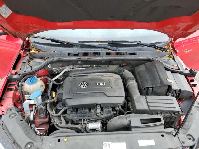 3VWD07AJ9FM324066 - 2015 VOLKSWAGEN JETTA SE RED photo 11