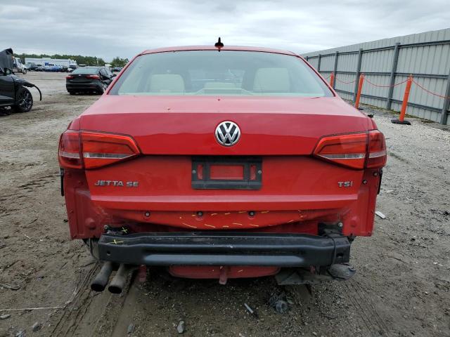 3VWD07AJ9FM324066 - 2015 VOLKSWAGEN JETTA SE RED photo 6