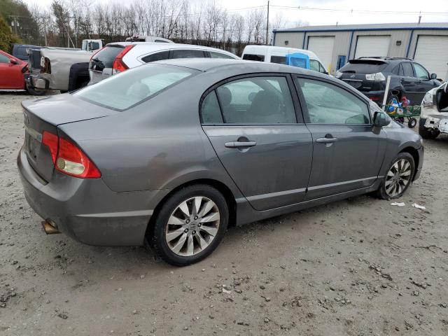 2HGFA1F81AH513556 - 2010 HONDA CIVIC EX GRAY photo 3