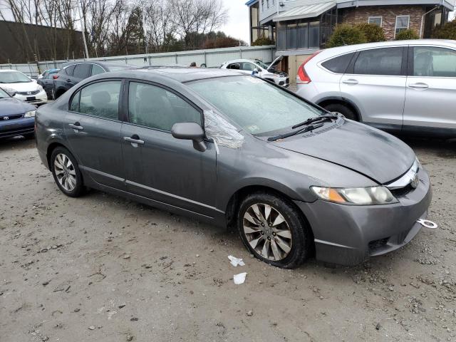 2HGFA1F81AH513556 - 2010 HONDA CIVIC EX GRAY photo 4