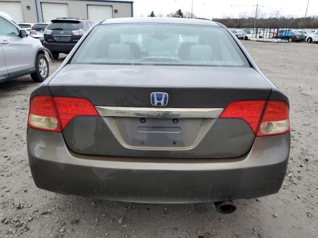 2HGFA1F81AH513556 - 2010 HONDA CIVIC EX GRAY photo 6