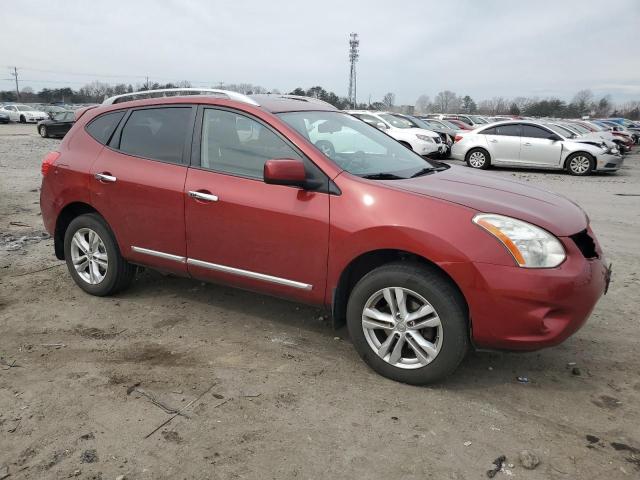 JN8AS5MV7DW631028 - 2013 NISSAN ROGUE S RED photo 4