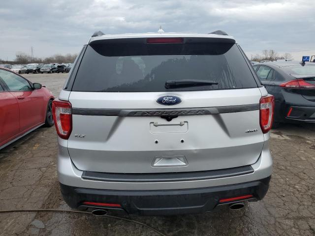 1FM5K8D87JGA10270 - 2018 FORD EXPLORER XLT SILVER photo 6