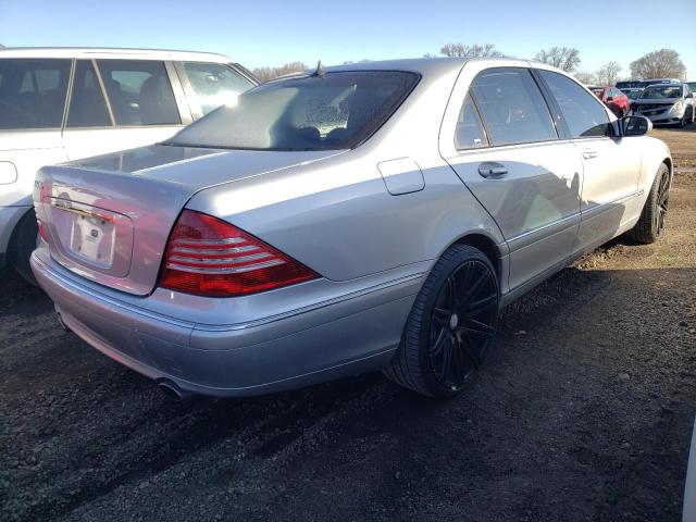 WDBNG76J15A448452 - 2005 MERCEDES-BENZ S 600 SILVER photo 3