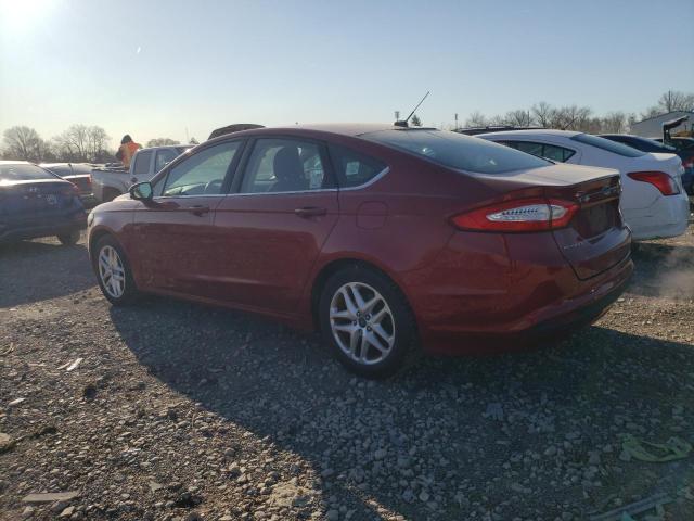 3FA6P0H76ER349006 - 2014 FORD FUSION SE MAROON photo 2