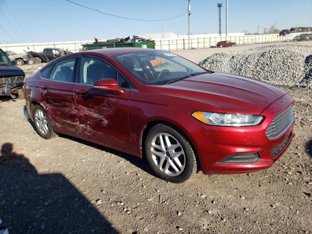 3FA6P0H76ER349006 - 2014 FORD FUSION SE MAROON photo 4