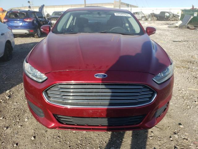 3FA6P0H76ER349006 - 2014 FORD FUSION SE MAROON photo 5