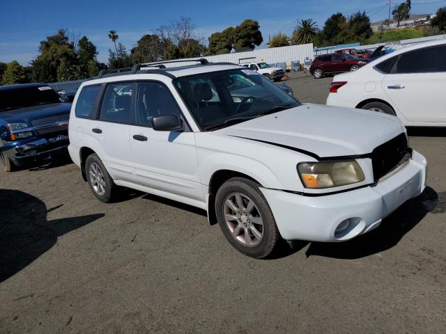 JF1SG65655H723474 - 2005 SUBARU FORESTER 2.5XS თეთრი ფოტო 4