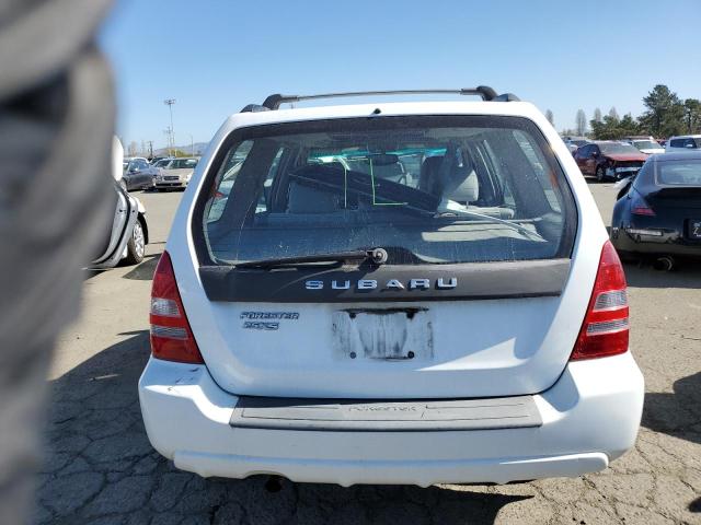 JF1SG65655H723474 - 2005 SUBARU FORESTER 2.5XS თეთრი ფოტო 6