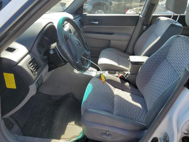 JF1SG65655H723474 - 2005 SUBARU FORESTER 2.5XS თეთრი ფოტო 7