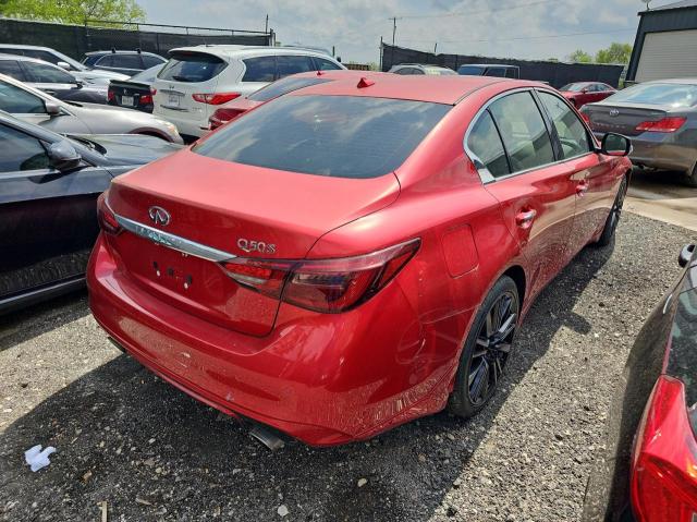 JN1FV7AP0JM460742 - 2018 INFINITI Q50 RED SPORT 400 RED photo 4