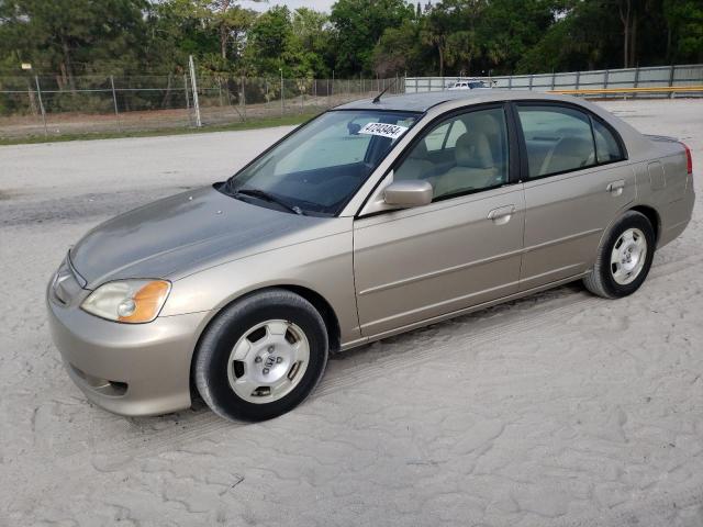 JHMES95653S015344 - 2003 HONDA CIVIC HYBRID BEIGE photo 1