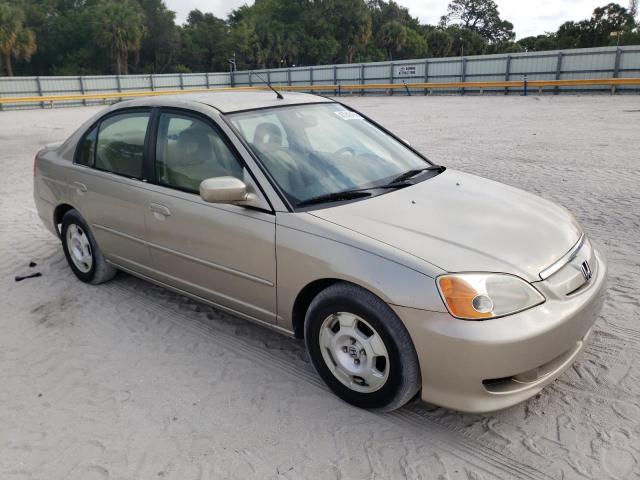 JHMES95653S015344 - 2003 HONDA CIVIC HYBRID BEIGE photo 4