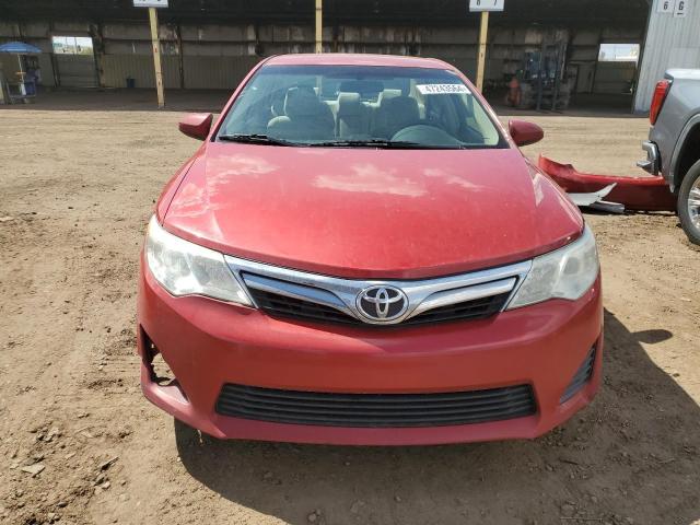 4T1BF1FK4CU566225 - 2012 TOYOTA CAMRY BASE RED photo 5