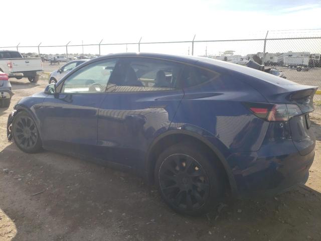 7SAYGAEE3PF648262 - 2023 TESLA MODEL Y BLUE photo 2