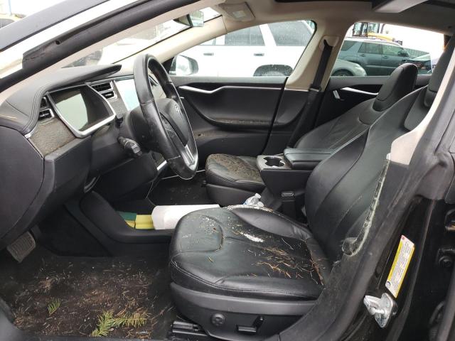 5YJSA1CN9DFP07382 - 2013 TESLA MODEL S Սև լուսանկար 7