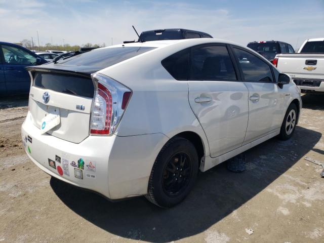 JTDKN3DU9F1938185 - 2015 TOYOTA PRIUS WHITE photo 3